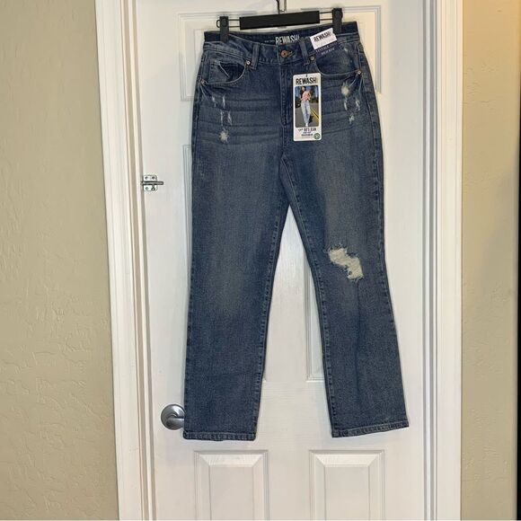 Rewash 90s Jean High Rise Distressed Size 26 - Picture 3 of 11